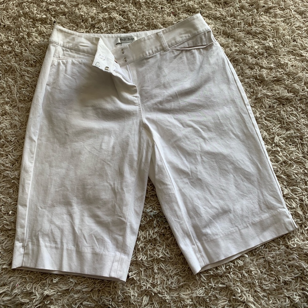 White House Black Market White Shorts